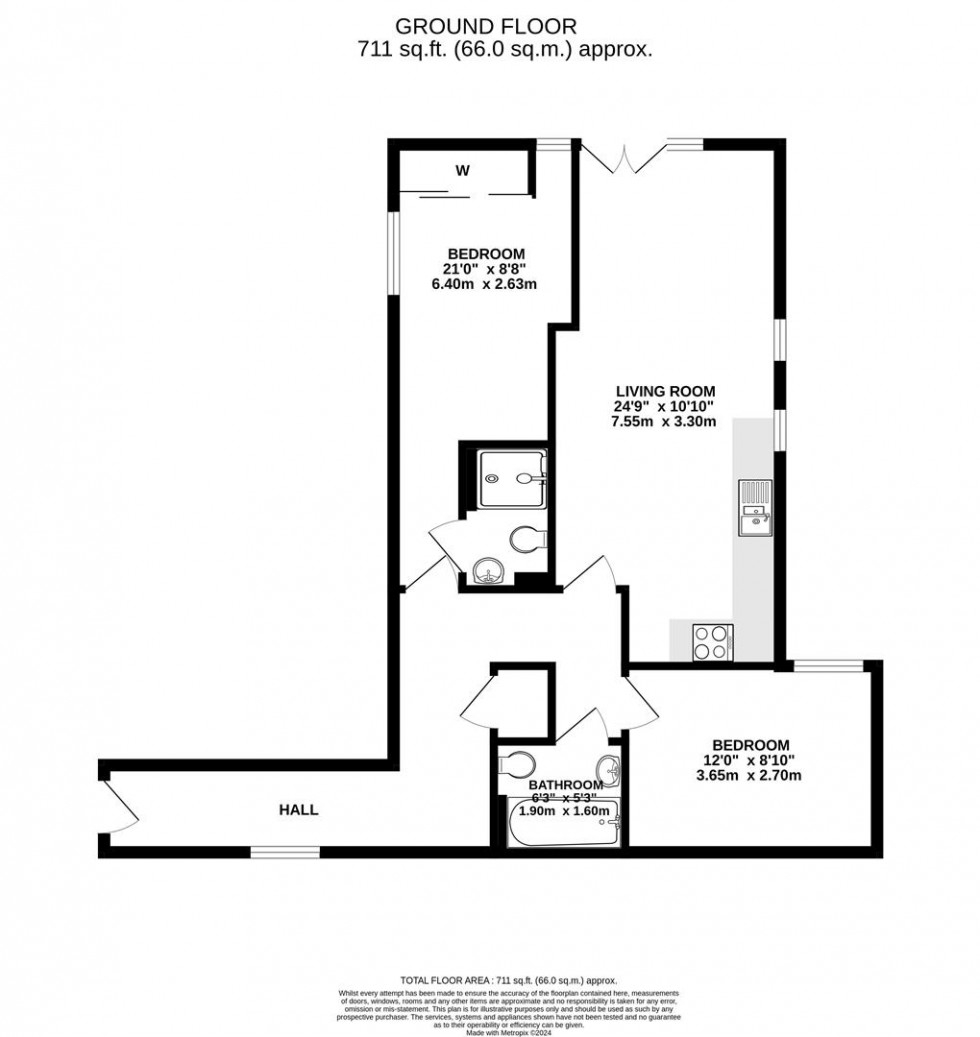 Floorplan for Chadwick Road, Slough