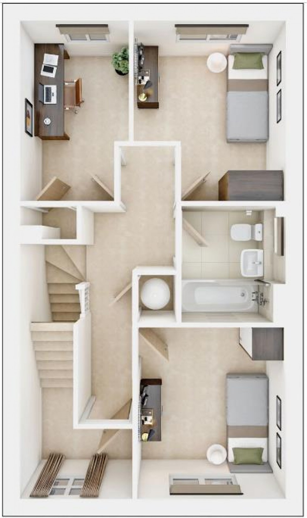 Floorplan for The Alliston, Harvest Ride, Warfield