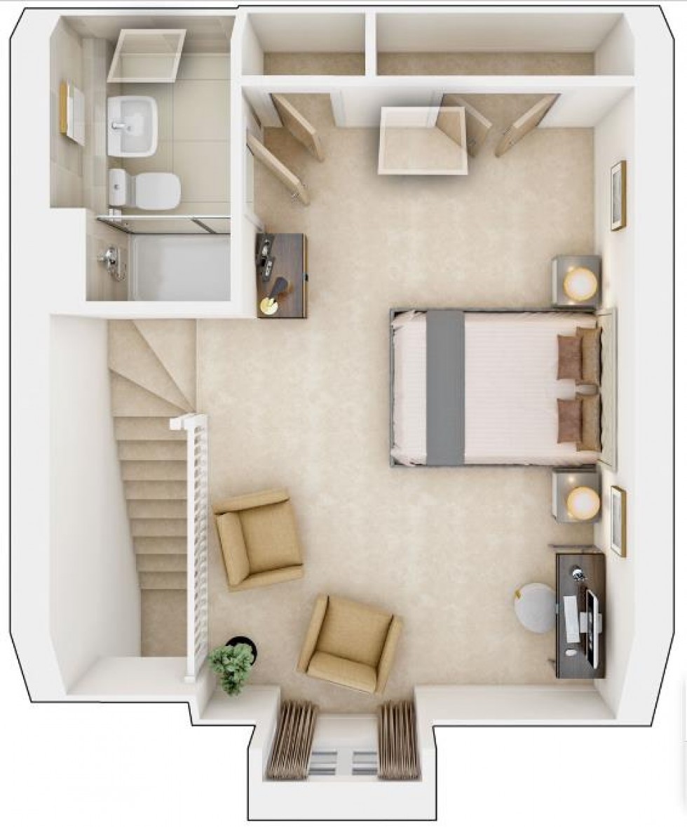 Floorplan for The Alliston, Harvest Ride, Warfield