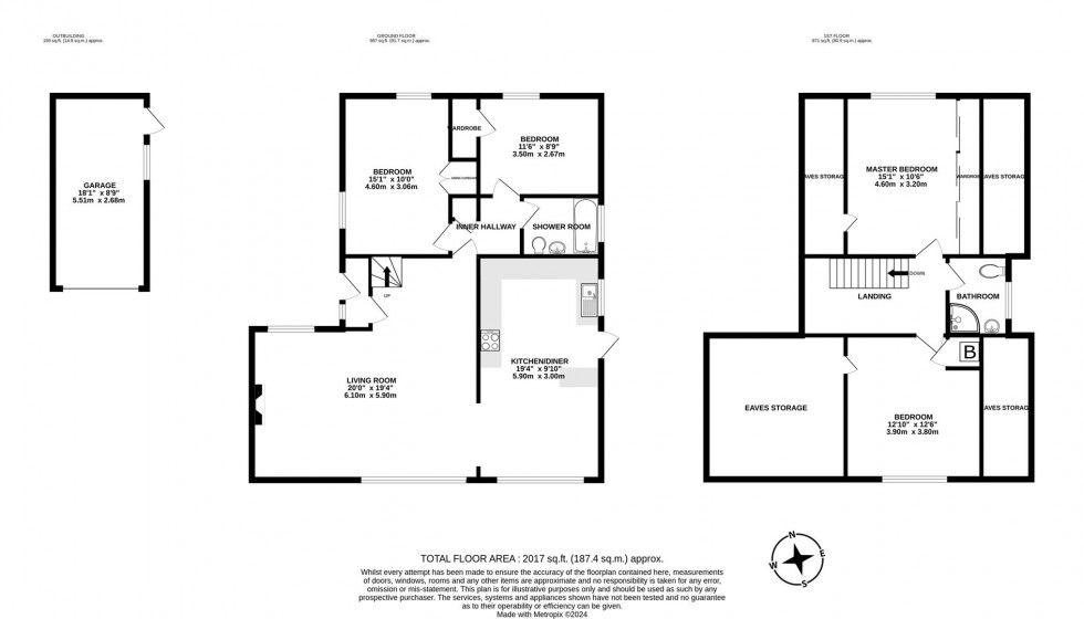 Floorplan for Halkingcroft, Slough