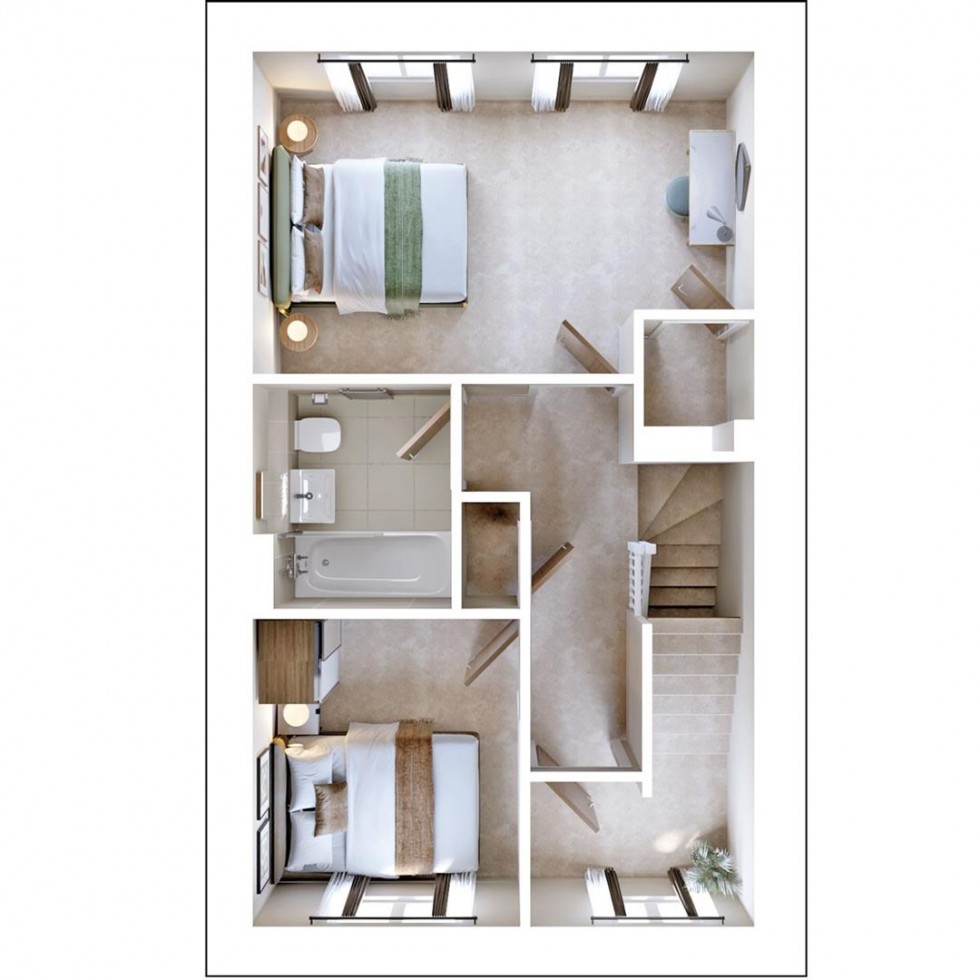 Floorplan for The Colton, Kings Ride, Ascot