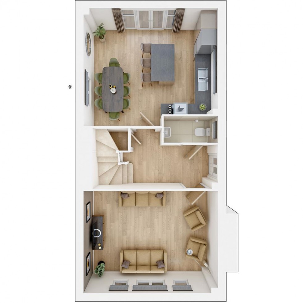 Floorplan for The Warfield, Harvest Ride, Warfield, Bracknell