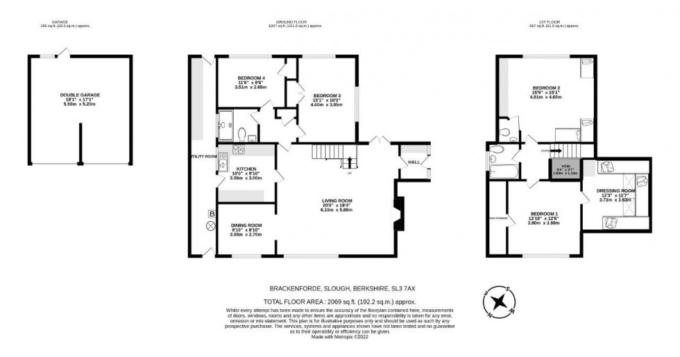 Floorplan for Brackenforde, Slough