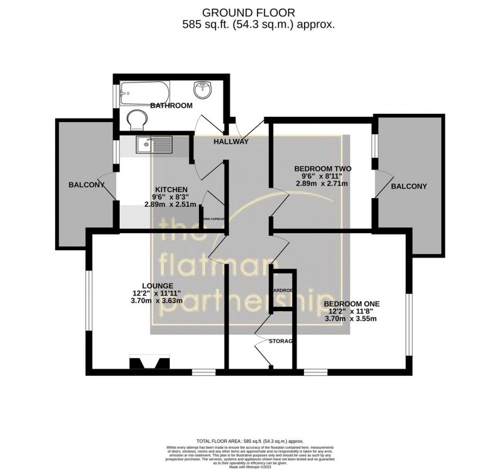 Floorplan for Courts Road, Earley, Reading