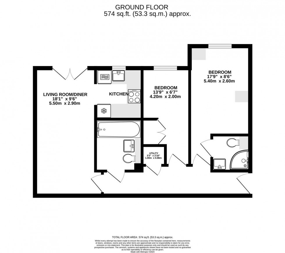 Floorplan for Sovereign Heights, Langley