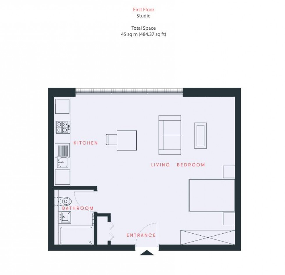 Floorplan for Hurricane Court, Langley