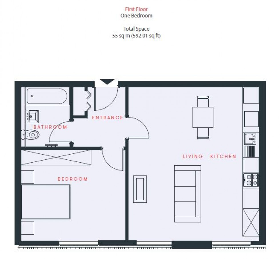 Floorplan for Hurricane Court, Langley