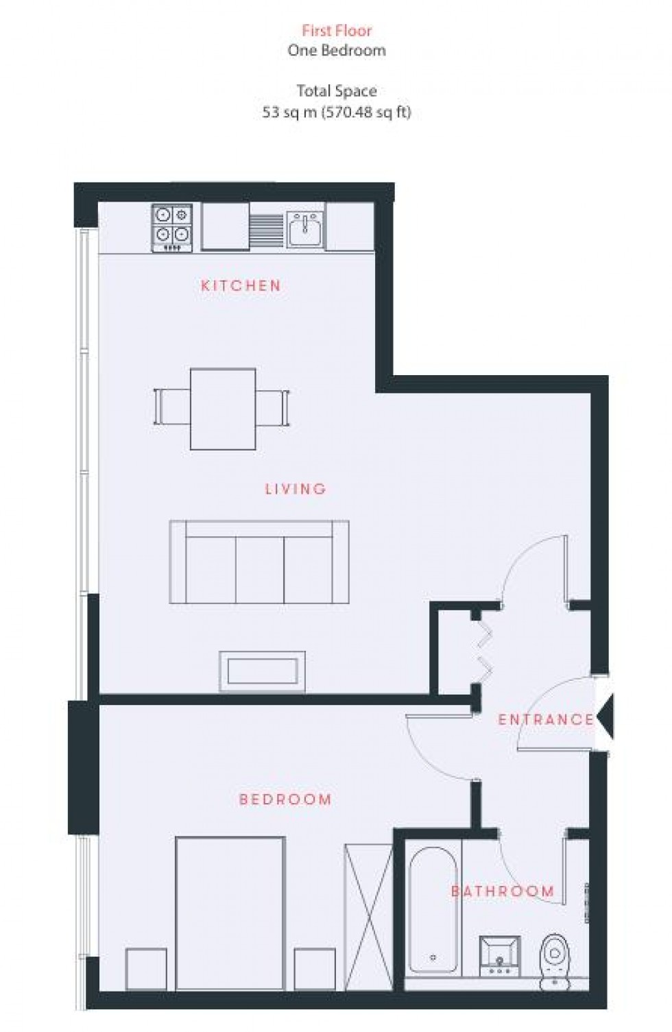 Floorplan for Hurricane Court, Langley