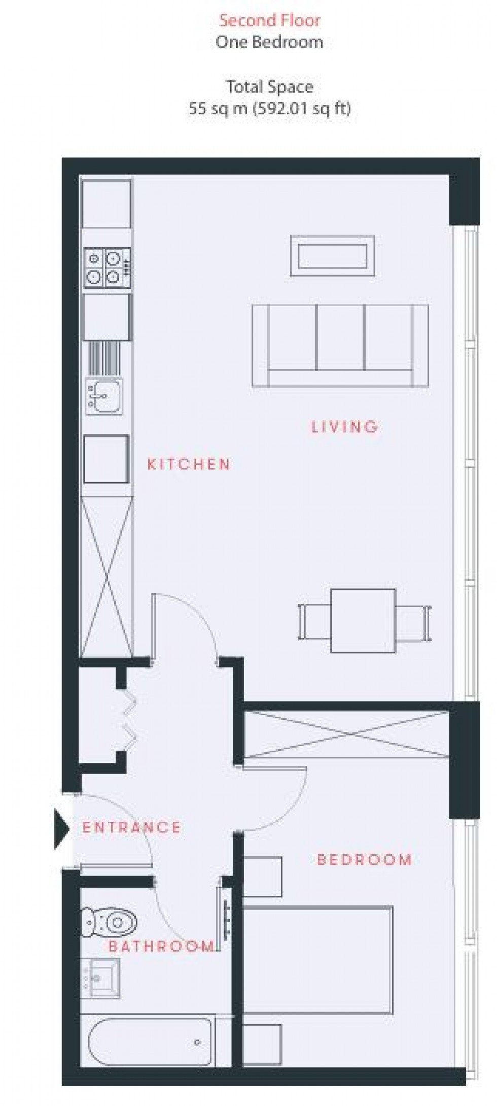 Floorplan for Hurricane Court, Langley, Langley