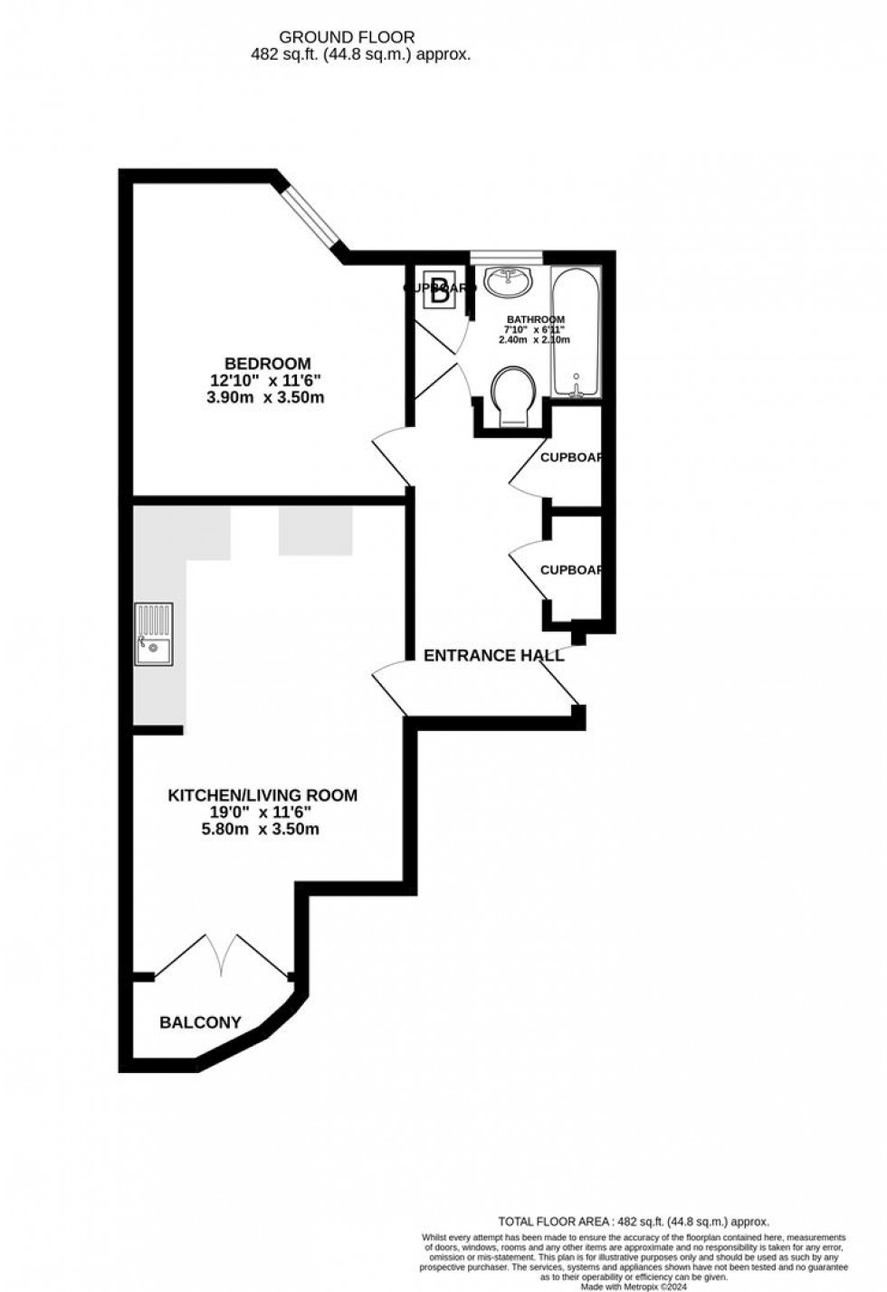 Floorplan for Church Road, Iver