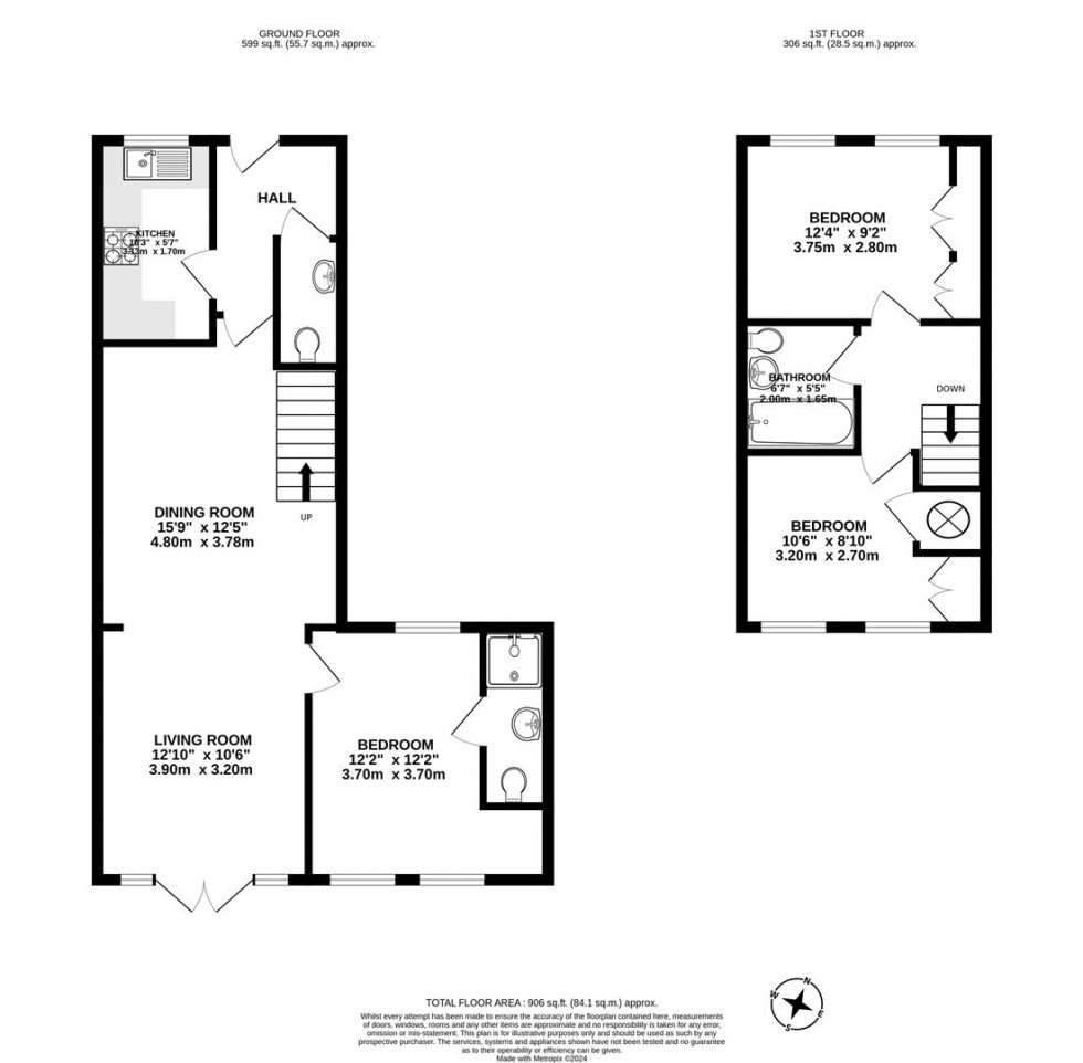 Floorplan for Walker Crescent, Slough