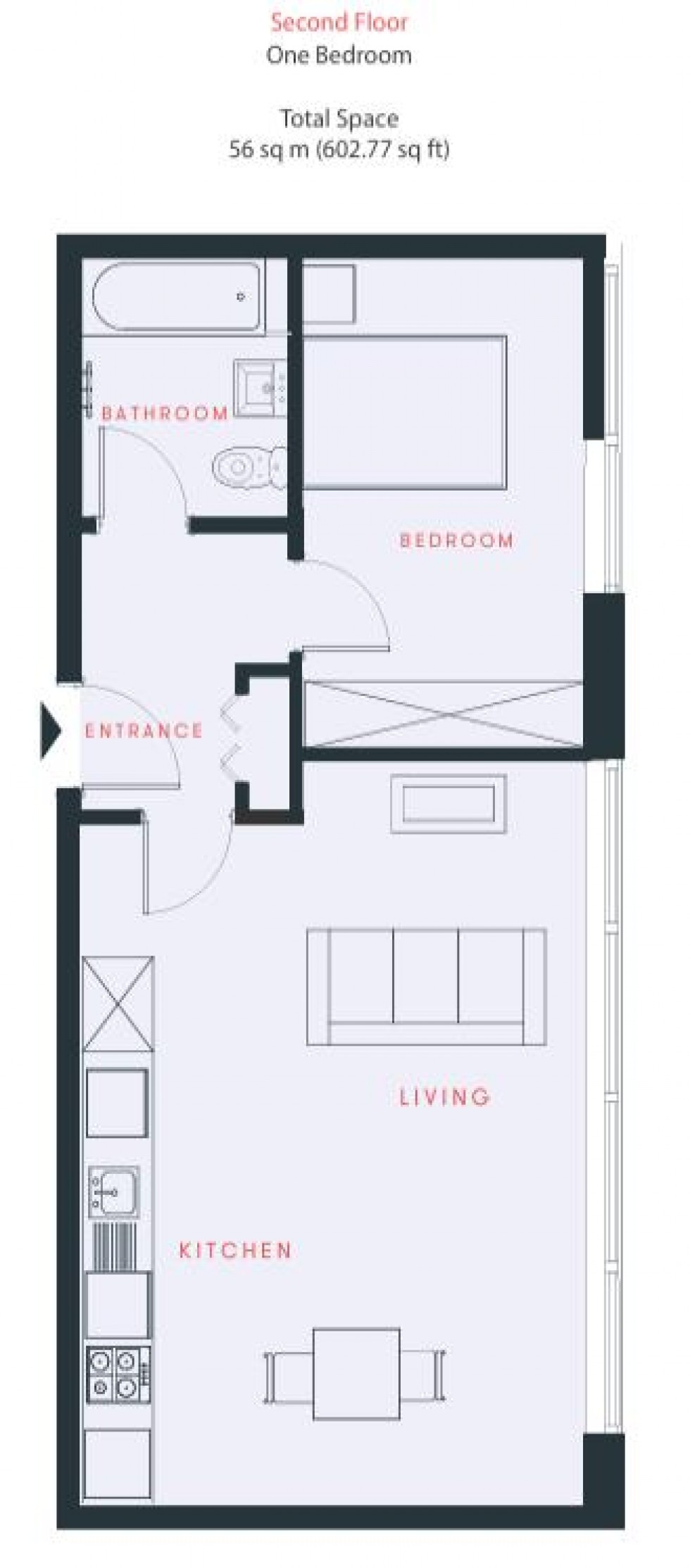 Floorplan for Hurricane Court, Langley