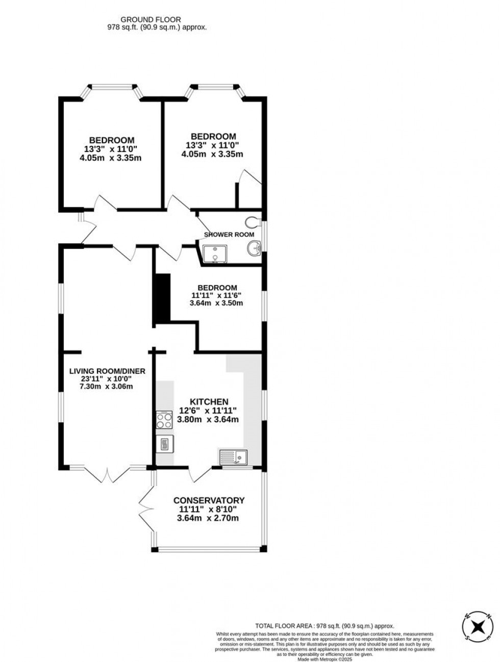 Floorplan for New Road, Slough